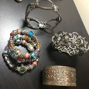 Bundle of 4 bracelets.
